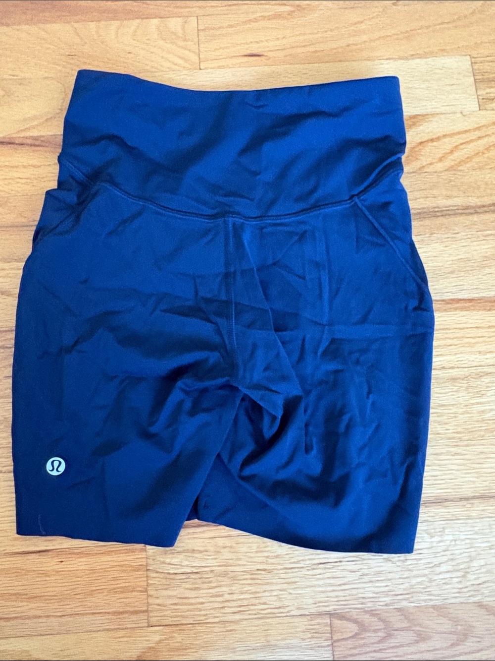 lululemon athletica Navy High-Rise Bike Shorts